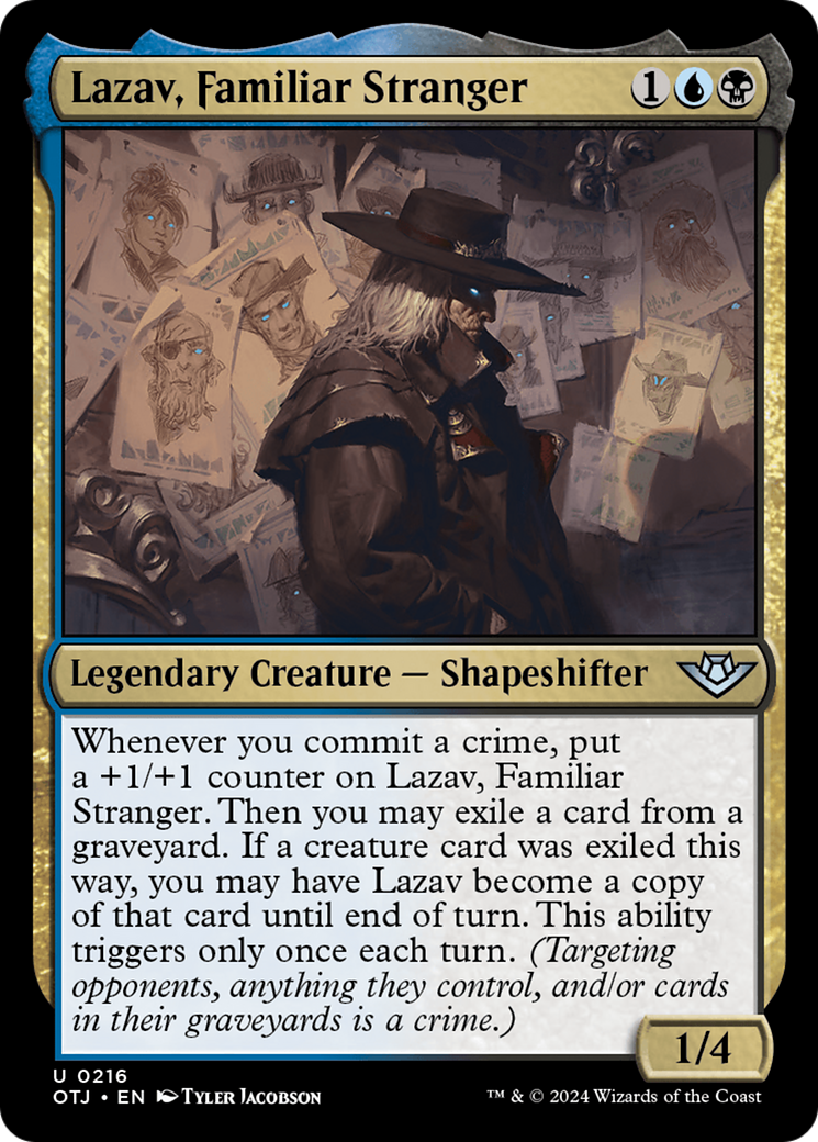 Lazav, Familiar Stranger [Outlaws of Thunder Junction] | Exor Games Bridgewater