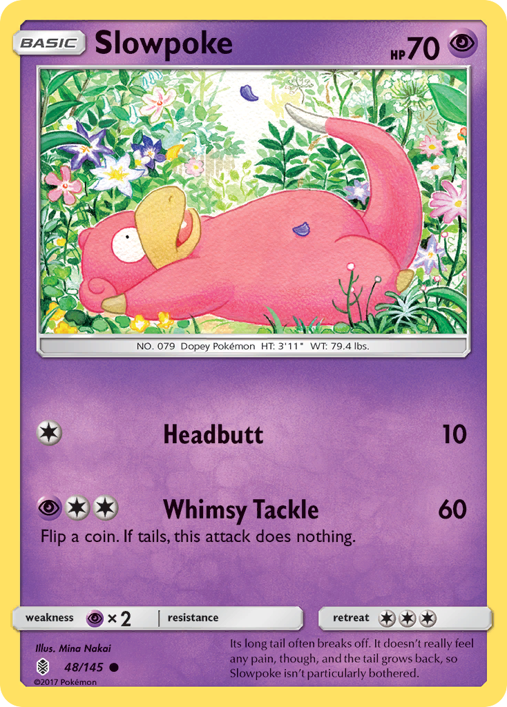 Slowpoke (48/145) [Sun & Moon: Guardians Rising] | Exor Games Bridgewater