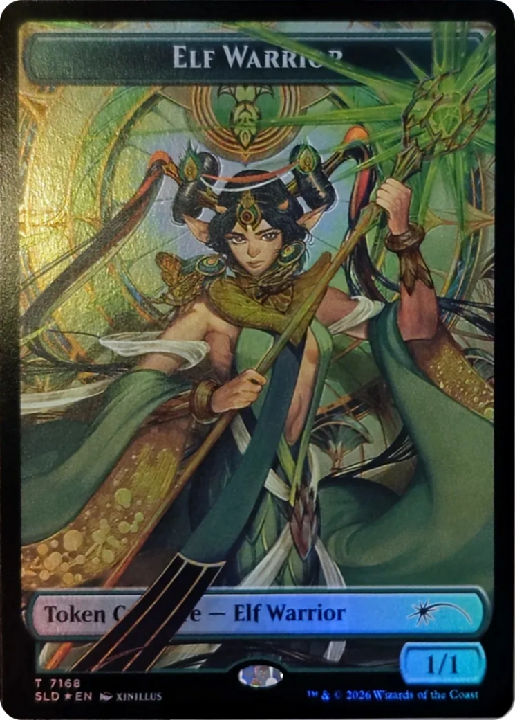 Elf Warrior Token (7168) [Secret Lair Drop Series] | Exor Games Bridgewater