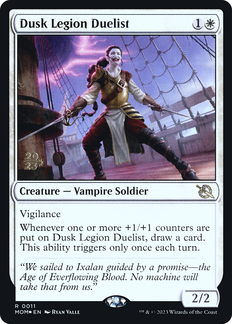 Dusk Legion Duelist [March of the Machine Prerelease Promos] | Exor Games Bridgewater