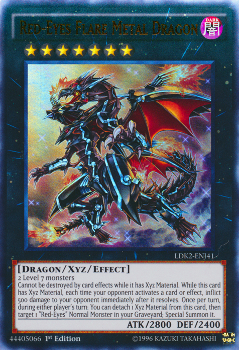 Red-Eyes Flare Metal Dragon [LDK2-ENJ41] Ultra Rare | Exor Games Bridgewater