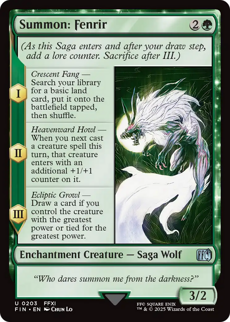 Summon: Fenrir [FINAL FANTASY] | Exor Games Bridgewater
