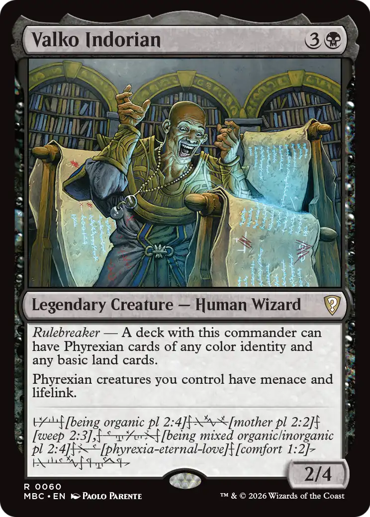 Valko Indorian [Mystery Booster: Commander Edition] | Exor Games Bridgewater