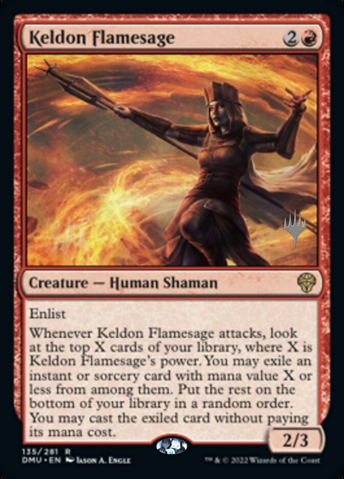 Keldon Flamesage (Promo Pack) [Dominaria United Promos] | Exor Games Bridgewater