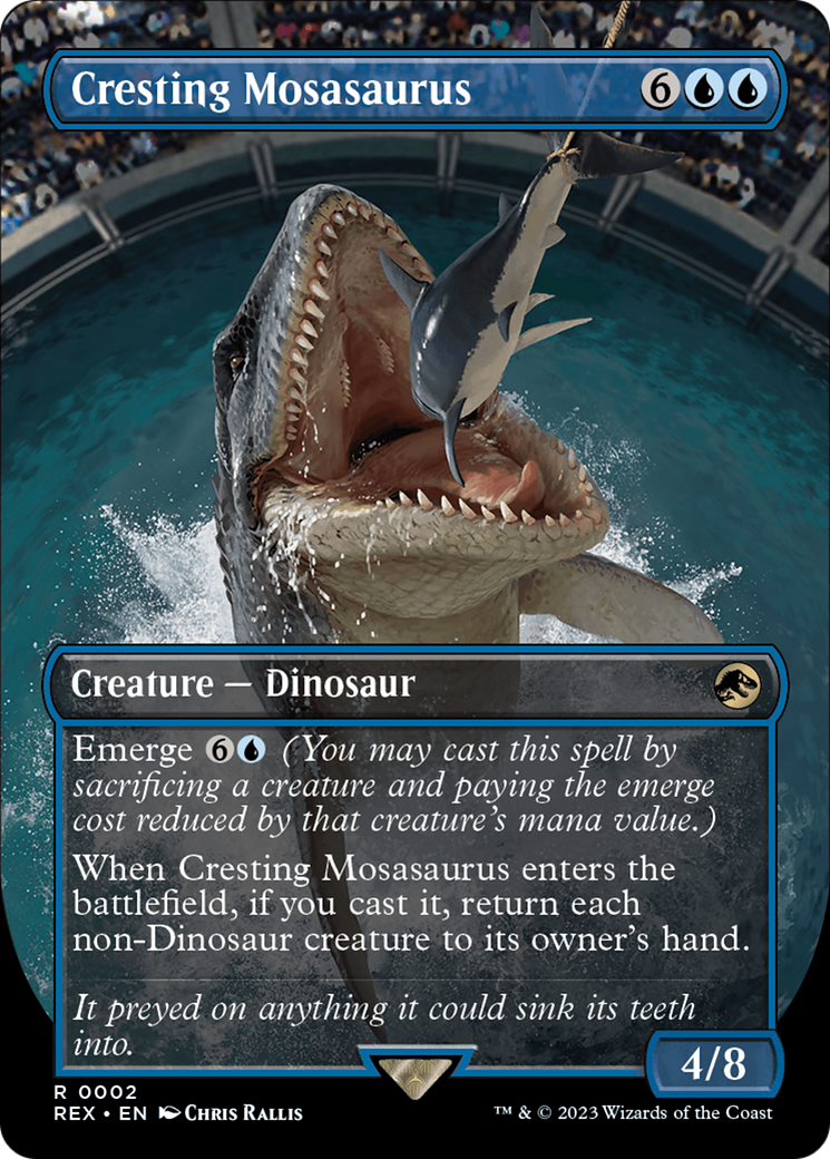 Cresting Mosasaurus (Borderless) [Jurassic World Collection] | Exor Games Bridgewater