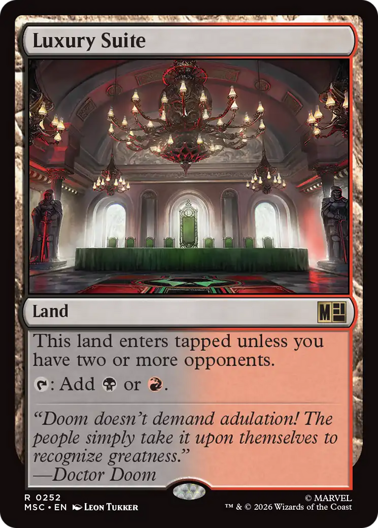 Luxury Suite (Surge Foil) [Marvel Super Heroes Commander] | Exor Games Bridgewater