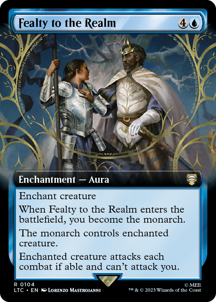 Fealty to the Realm (Extended Art) [The Lord of the Rings: Tales of Middle-Earth Commander] | Exor Games Bridgewater