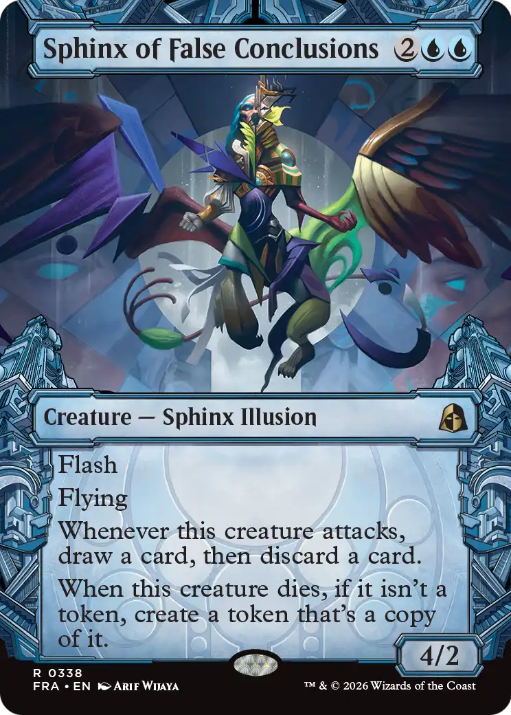 Sphinx of False Conclusions (Showcase) [Reality Fracture] | Exor Games Bridgewater