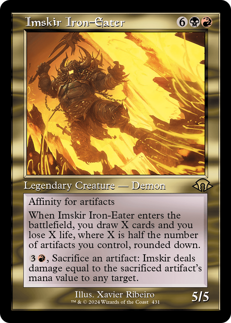Imskir Iron-Eater (Retro) [Modern Horizons 3] | Exor Games Bridgewater