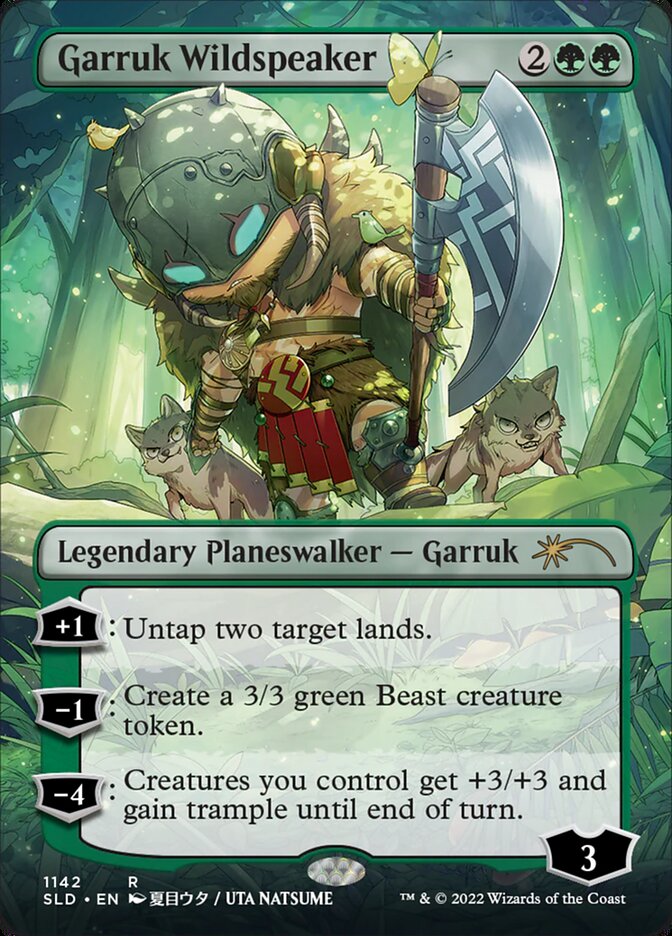 Garruk Wildspeaker (Borderless) [Secret Lair Drop Series] | Exor Games Bridgewater