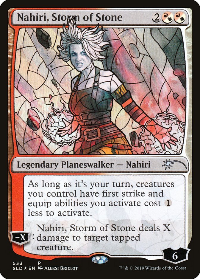 Nahiri, Storm of Stone (Stained Glass) [Secret Lair Drop Promos] | Exor Games Bridgewater