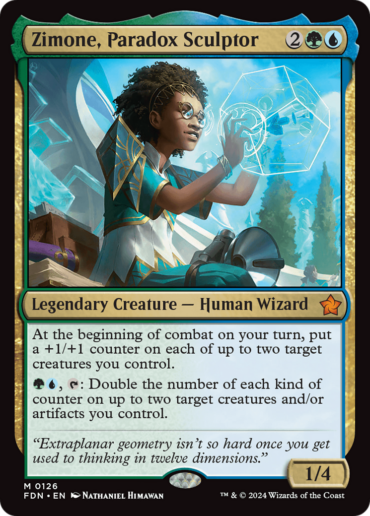 Zimone, Paradox Sculptor [Foundations] | Exor Games Bridgewater