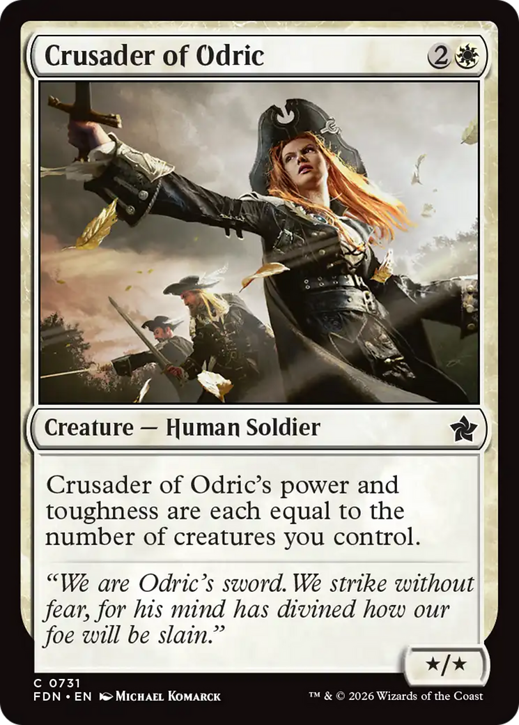 Crusader of Odric (0731) [Foundations] | Exor Games Bridgewater