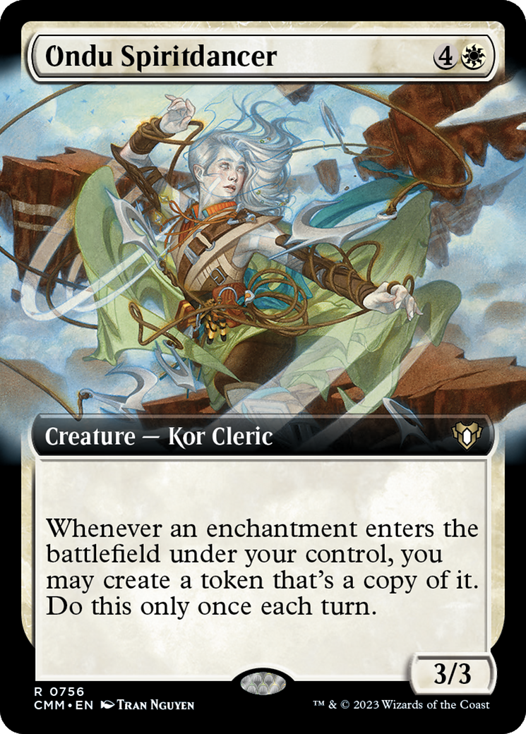 Ondu Spiritdancer (Extended Art) [Commander Masters] | Exor Games Bridgewater