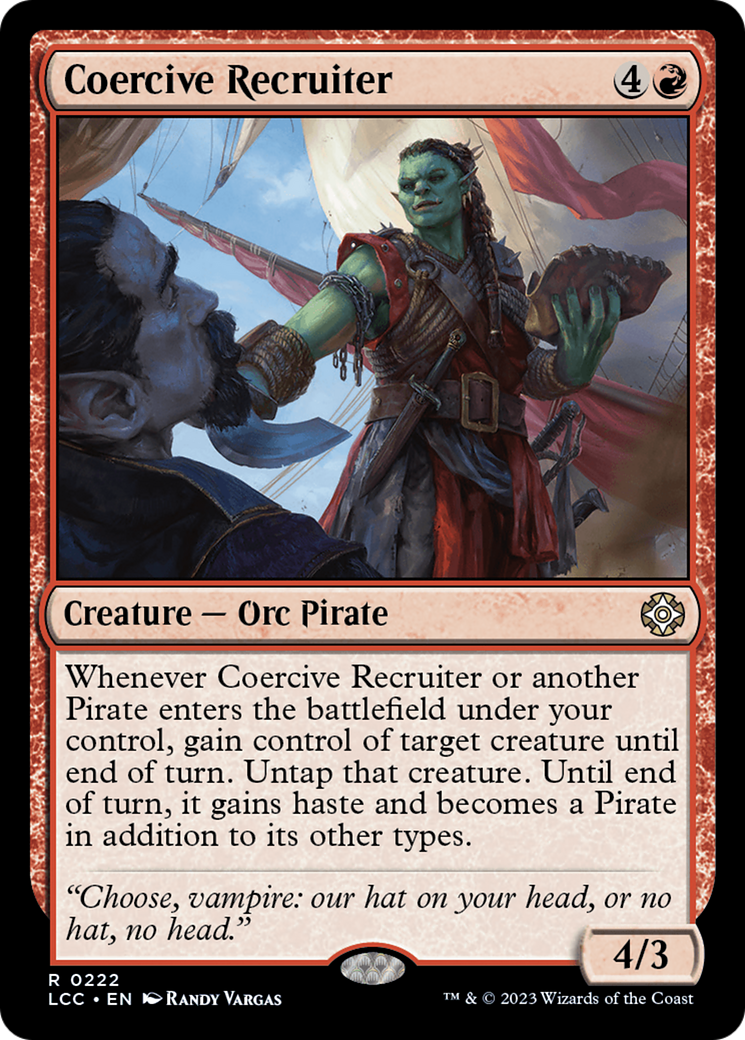 Coercive Recruiter [The Lost Caverns of Ixalan Commander] | Exor Games Bridgewater