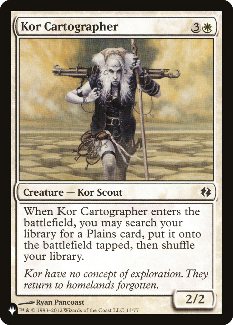 Kor Cartographer [The List Reprints] | Exor Games Bridgewater