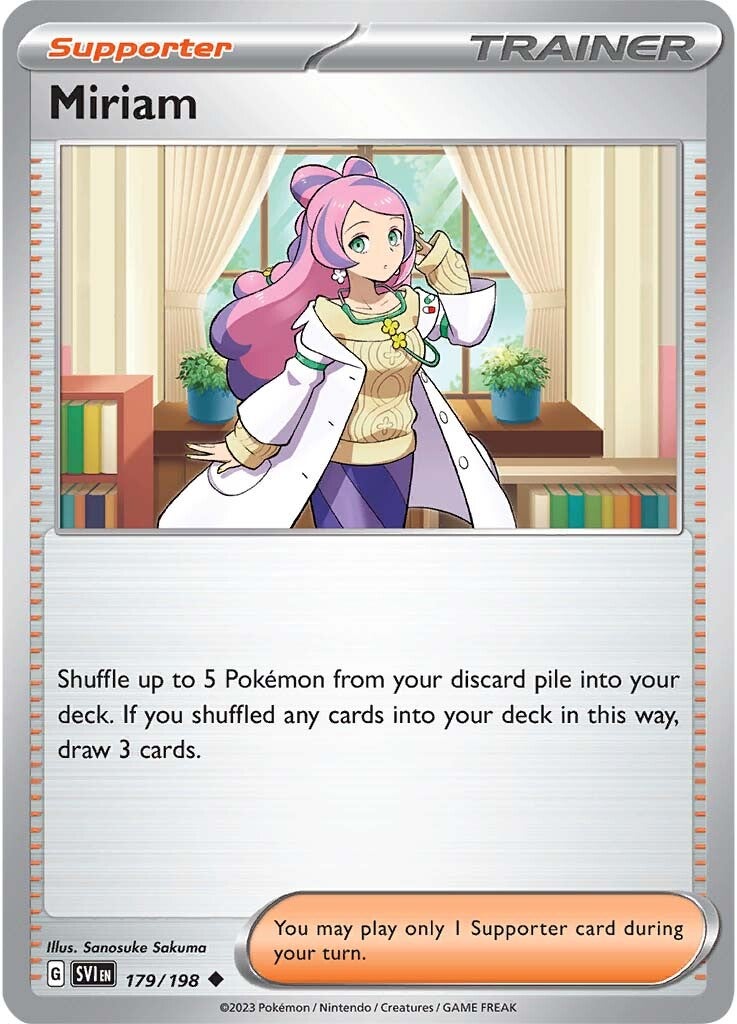 Miriam (179/198) [Scarlet & Violet: Base Set] | Exor Games Bridgewater