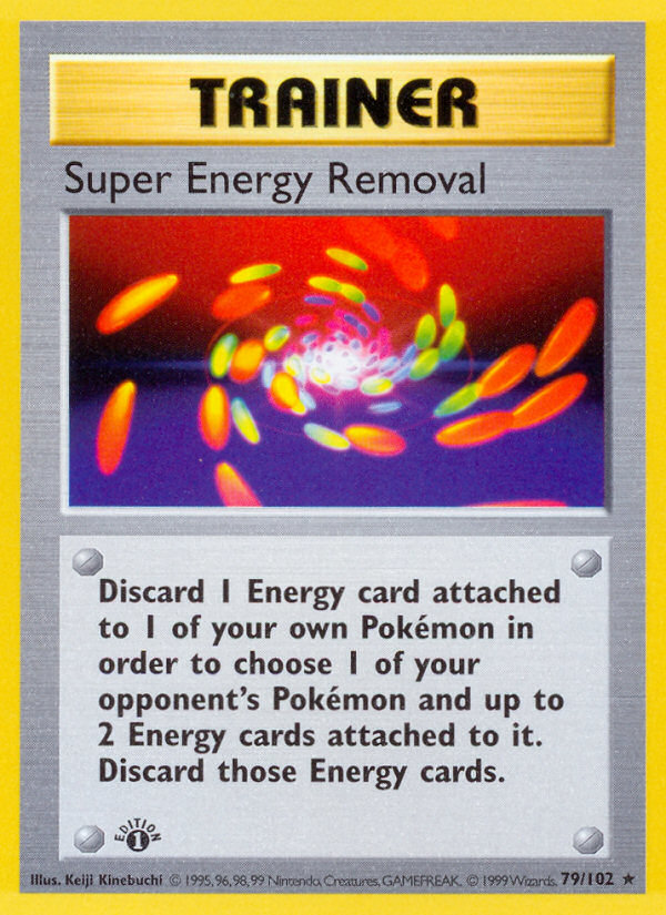 Super Energy Removal (79/102) (Shadowless) [Base Set 1st Edition] | Exor Games Bridgewater