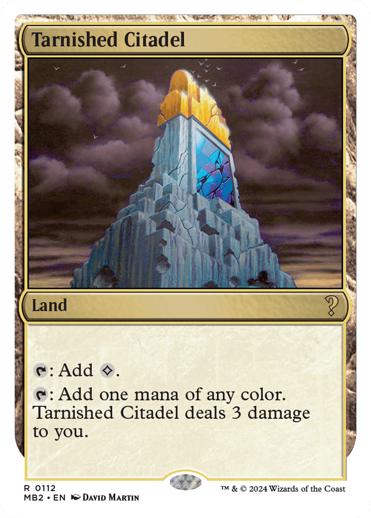 Tarnished Citadel (White Border) [Mystery Booster 2] | Exor Games Bridgewater