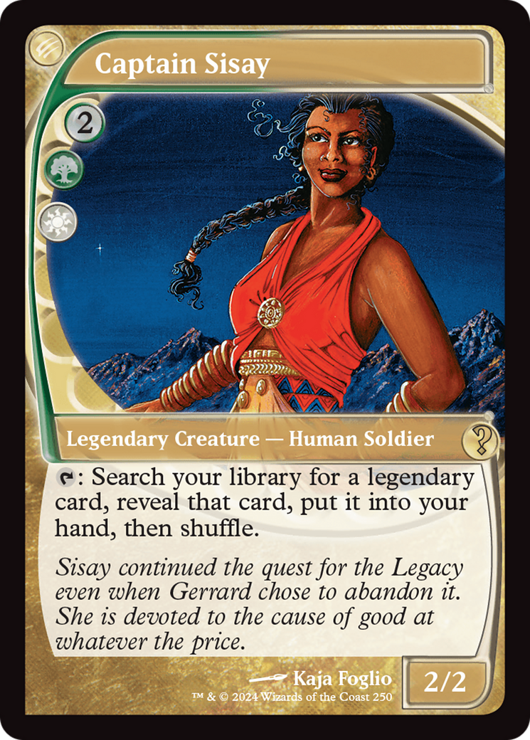 Captain Sisay (Future Sight) [Mystery Booster 2] | Exor Games Bridgewater