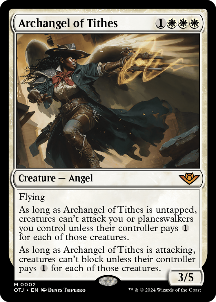 Archangel of Tithes [Outlaws of Thunder Junction] | Exor Games Bridgewater