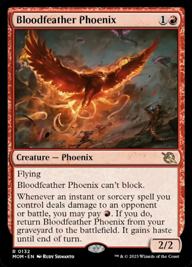 Bloodfeather Phoenix [March of the Machine] | Exor Games Bridgewater