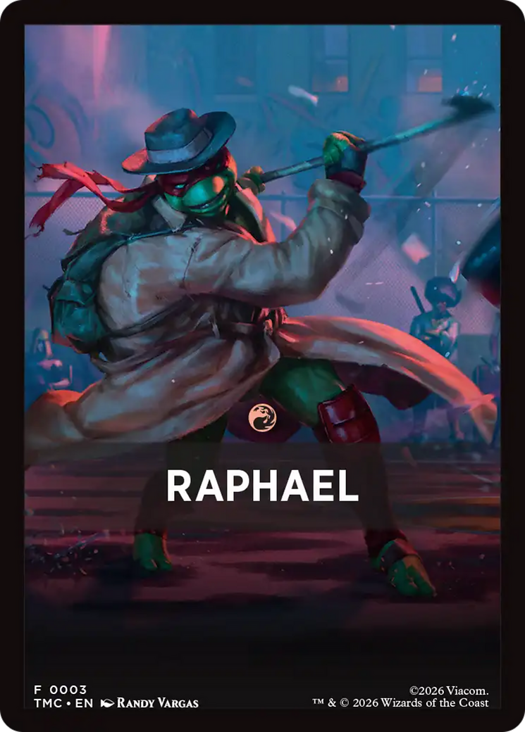 Raphael Theme Card [Teenage Mutant Ninja Turtles Commander Tokens] | Exor Games Bridgewater