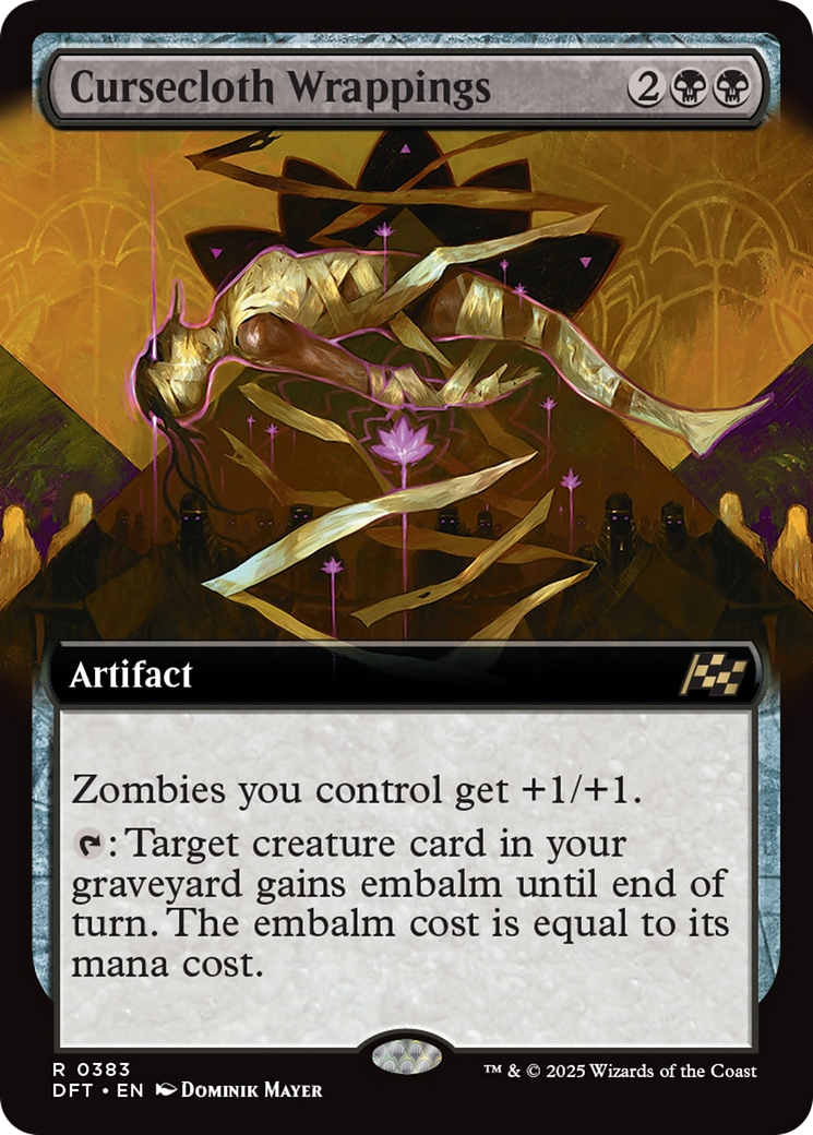 Cursecloth Wrappings (Extended Art) [Aetherdrift] | Exor Games Bridgewater