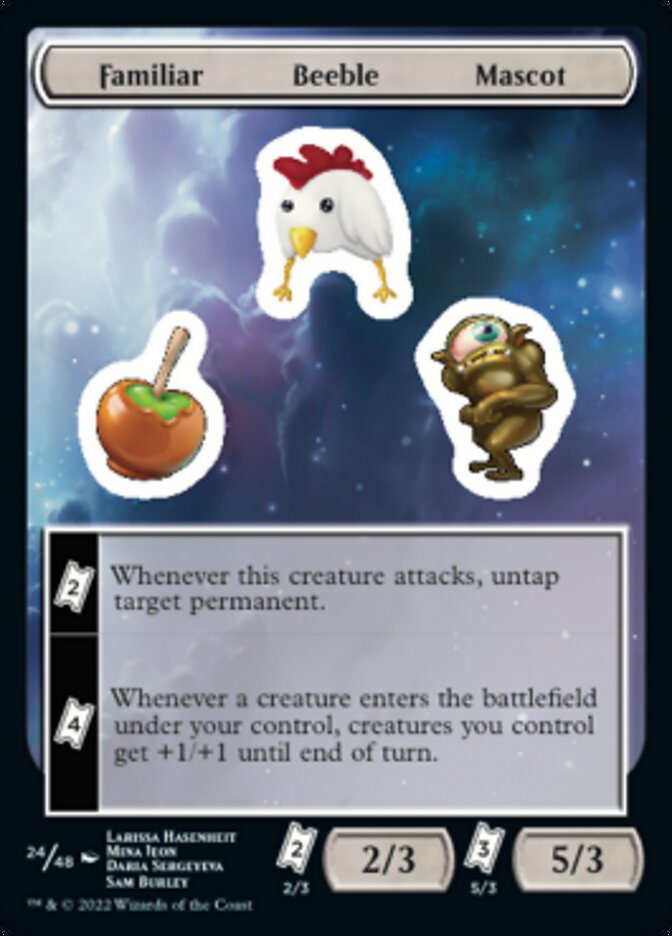 Familiar Beeble Mascot [Unfinity Stickers] | Exor Games Bridgewater