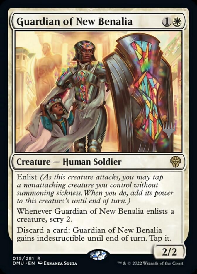 Guardian of New Benalia (Promo Pack) [Dominaria United Promos] | Exor Games Bridgewater