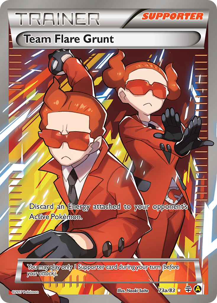 Team Flare Grunt (73a/83) [Alternate Art Promos] | Exor Games Bridgewater