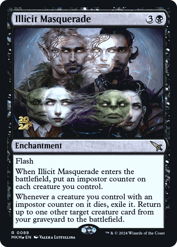 Illicit Masquerade [Murders at Karlov Manor Prerelease Promos] | Exor Games Bridgewater