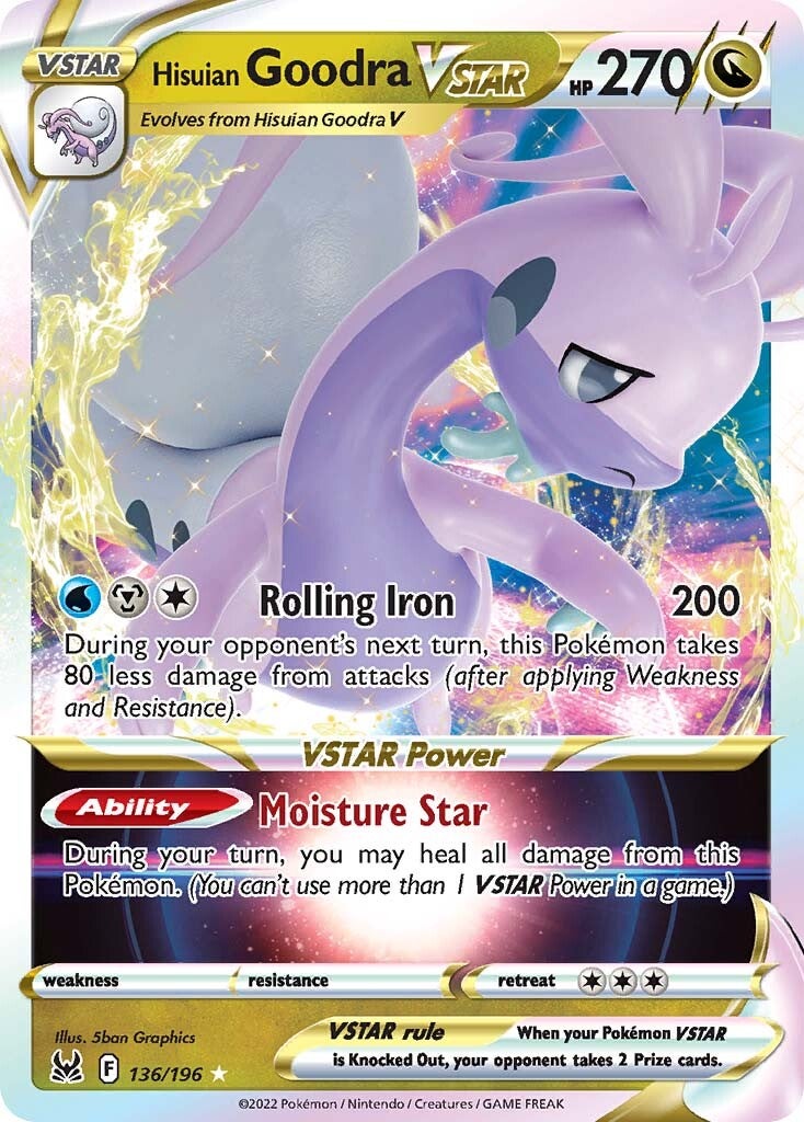 Hisuian Goodra VSTAR (136/196) [Sword & Shield: Lost Origin] | Exor Games Bridgewater