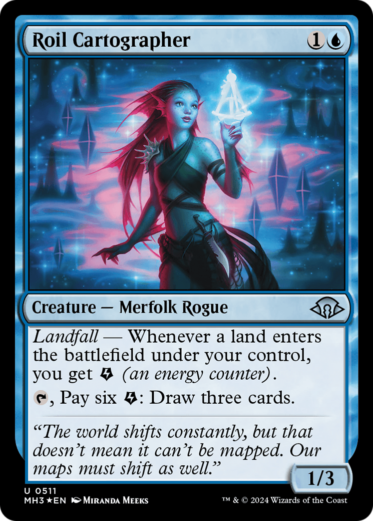 Roil Cartographer (Ripple Foil) [Modern Horizons 3] | Exor Games Bridgewater