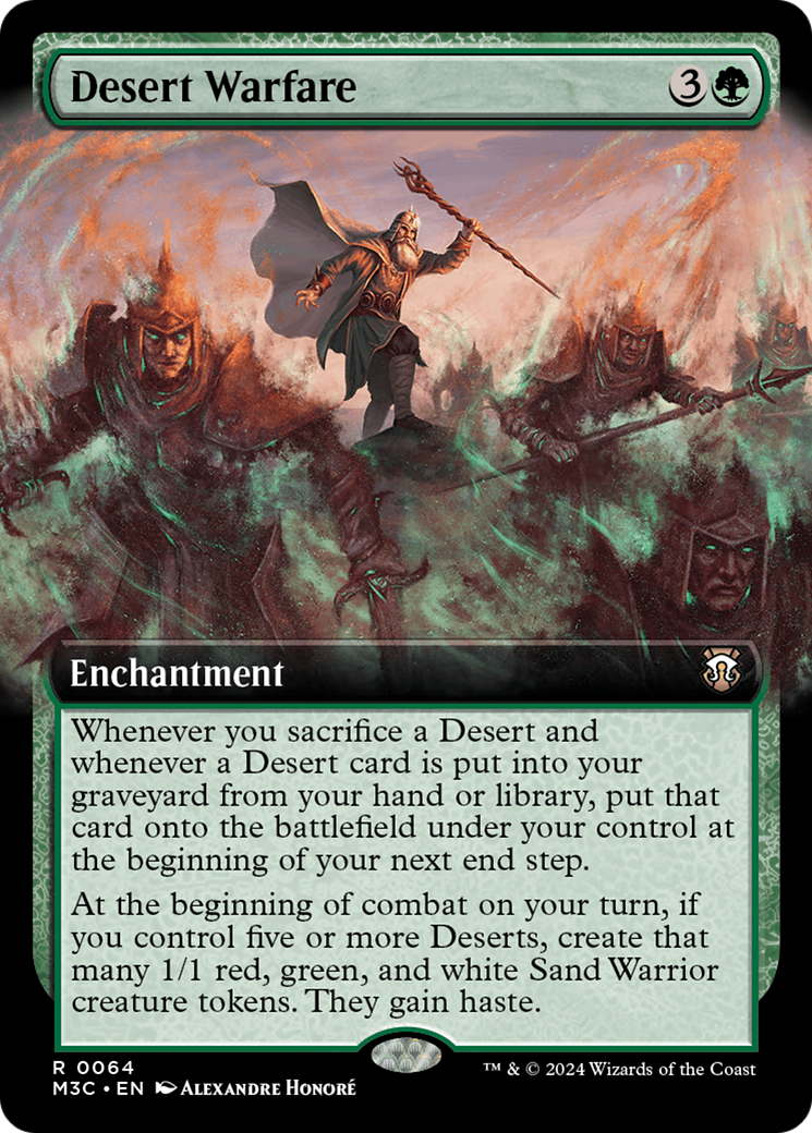 Desert Warfare (Extended Art) [Modern Horizons 3 Commander] | Exor Games Bridgewater