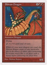 Shivan Dragon (Oversized) [Oversize Cards] | Exor Games Bridgewater