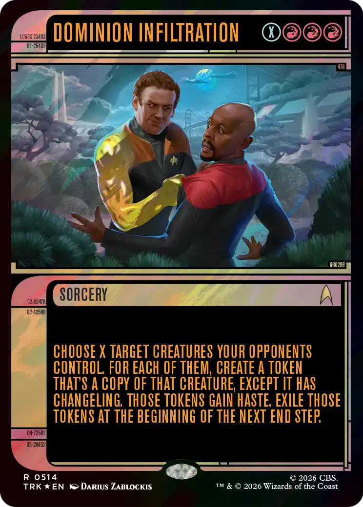 Dominion Infiltration (Showcase) (Surge Foil) [Star Trek] | Exor Games Bridgewater