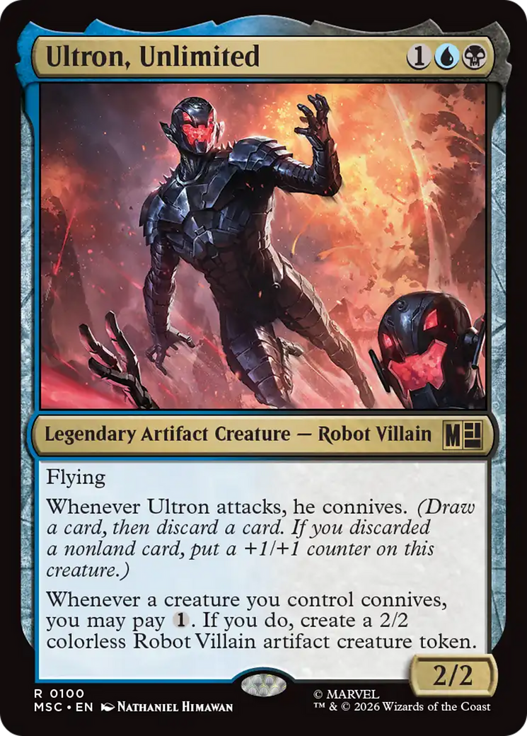 Ultron, Unlimited (Surge Foil) [Marvel Super Heroes Commander] | Exor Games Bridgewater