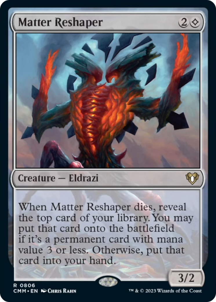 Matter Reshaper [Commander Masters] | Exor Games Bridgewater