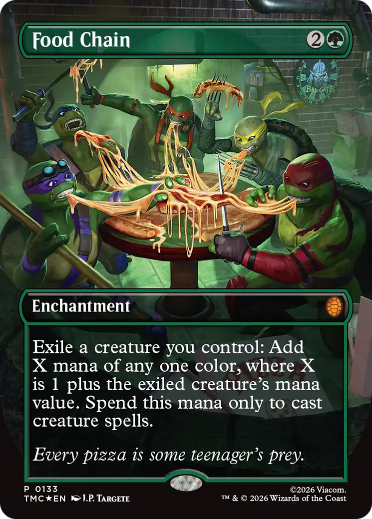 Food Chain (Borderless) [Teenage Mutant Ninja Turtles Commander] | Exor Games Bridgewater