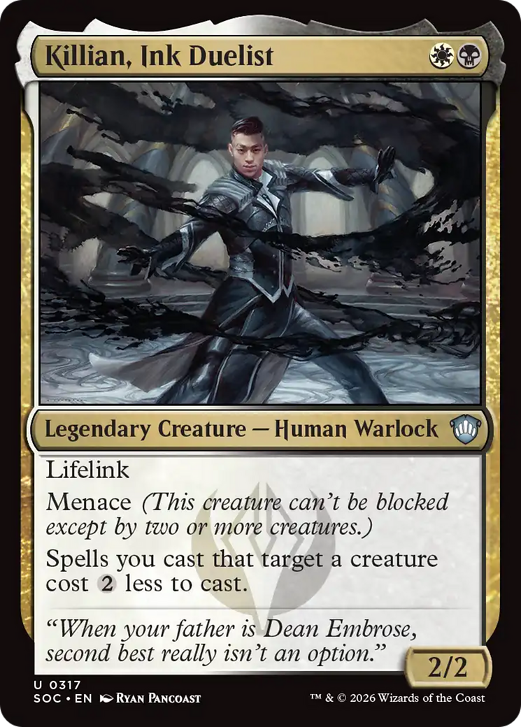 Killian, Ink Duelist [Secrets of Strixhaven Commander] | Exor Games Bridgewater