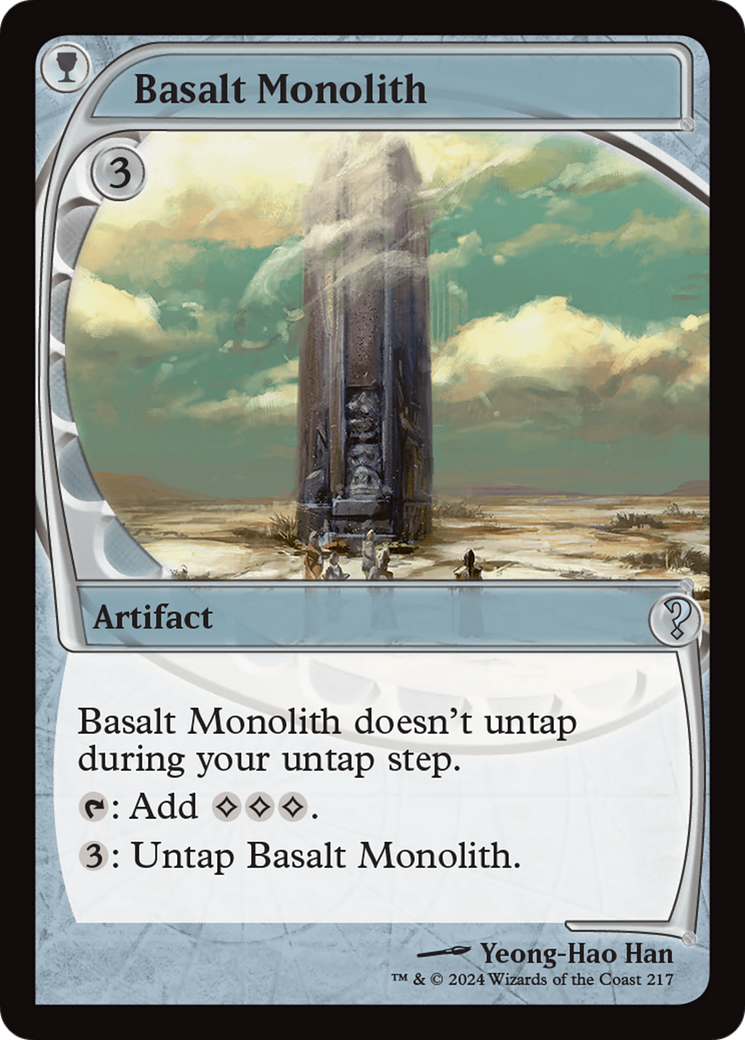 Basalt Monolith (Future Sight) [Mystery Booster 2] | Exor Games Bridgewater