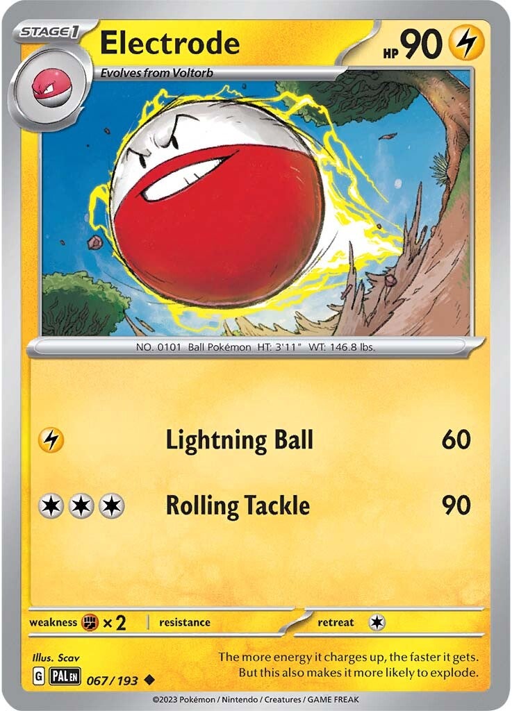 Electrode (067/193) [Scarlet & Violet: Paldea Evolved] | Exor Games Bridgewater