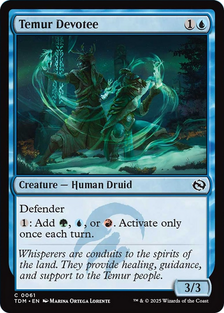 Temur Devotee [Tarkir: Dragonstorm] | Exor Games Bridgewater