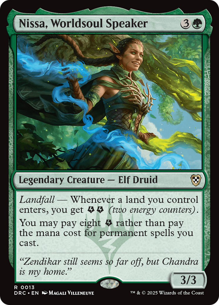 Nissa, Worldsoul Speaker [Aetherdrift Commander] | Exor Games Bridgewater