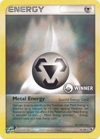 Metal Energy (94/109) (Winner) [EX: Ruby & Sapphire] | Exor Games Bridgewater