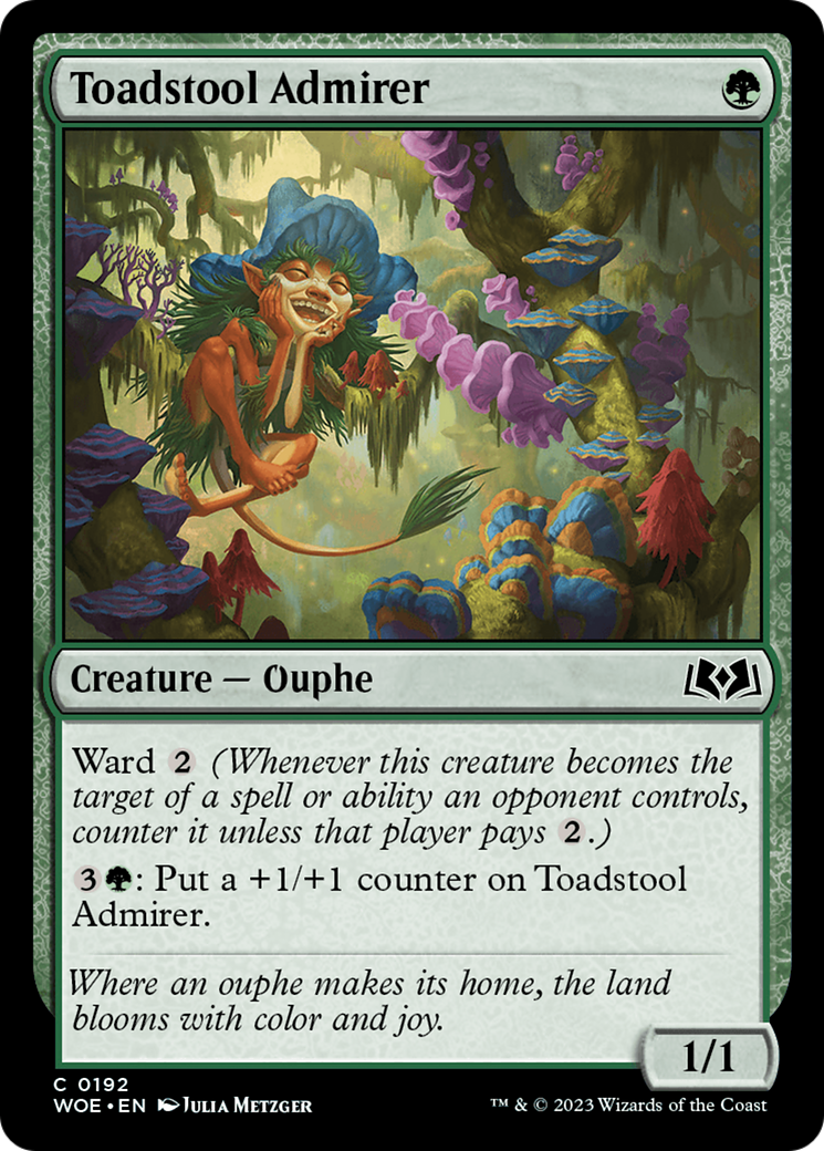 Toadstool Admirer [Wilds of Eldraine] | Exor Games Bridgewater