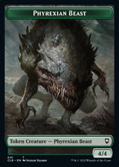 Phyrexian Beast // Wurm Double-Sided Token [Commander Legends: Battle for Baldur's Gate Tokens] | Exor Games Bridgewater