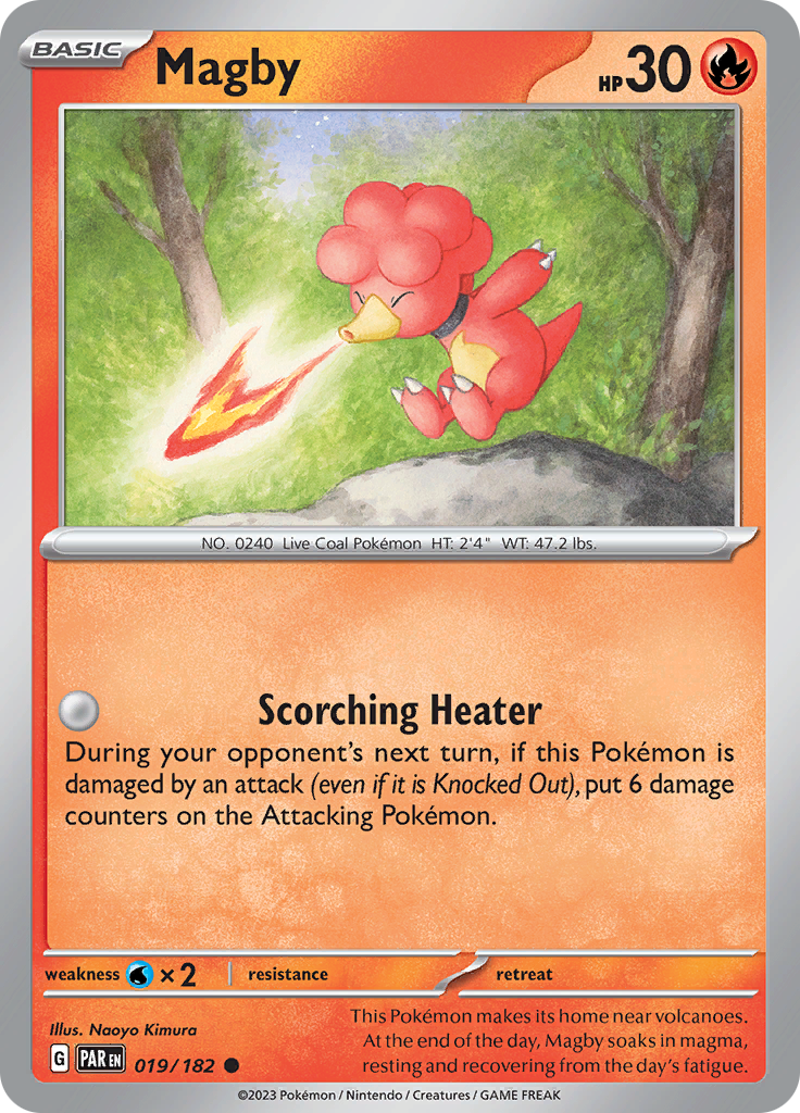 Magby (019/182) [Scarlet & Violet: Paradox Rift] | Exor Games Bridgewater