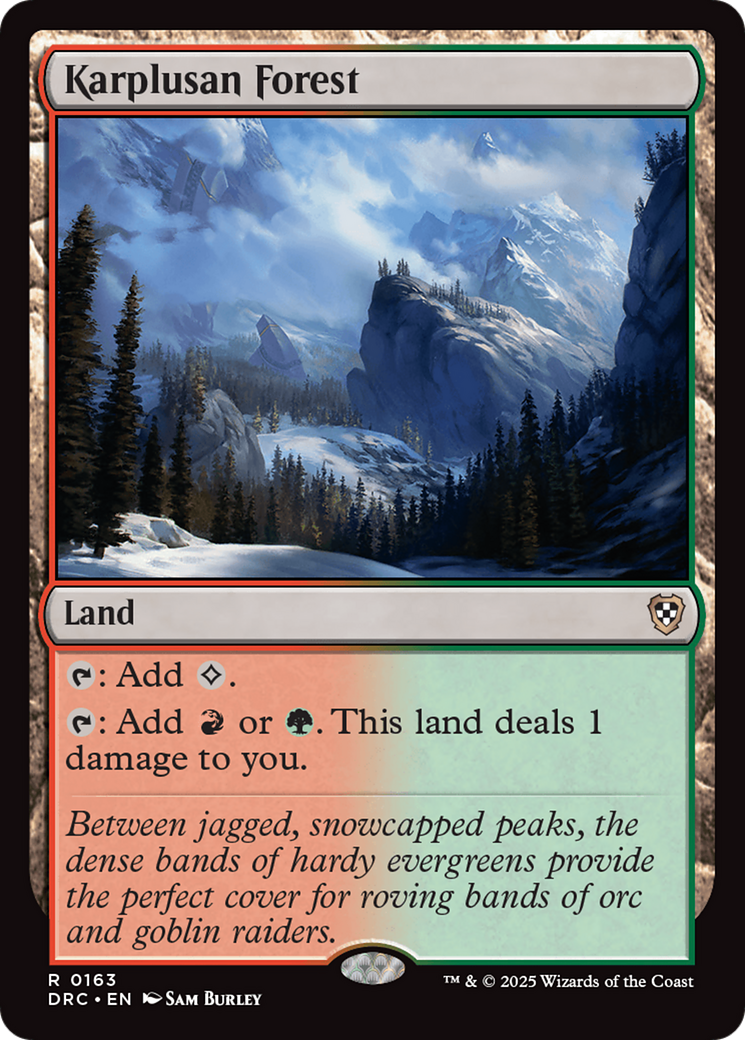 Karplusan Forest [Aetherdrift Commander] | Exor Games Bridgewater